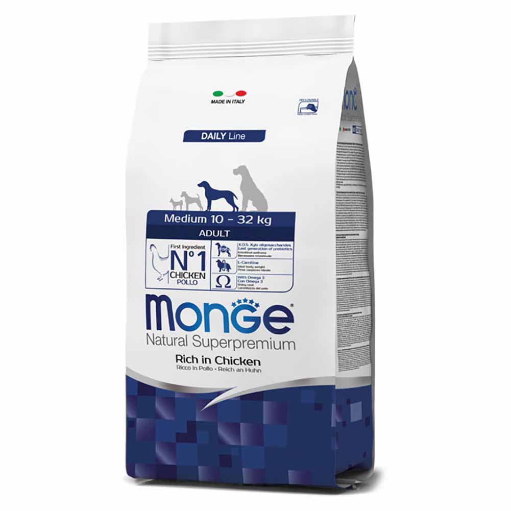 Alimento cane Monge Medium adult pollo 3kg