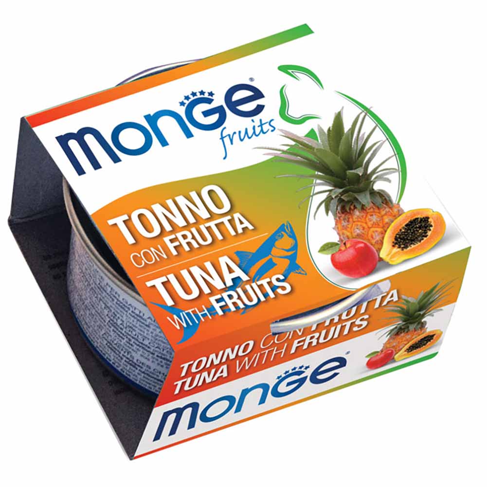 Alimento gatto Monge Fruit Tonno con frutta 80g