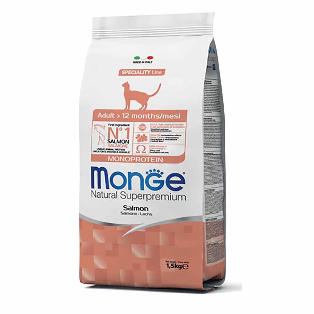 Alimento gatto Monge Natural Monoprotein Salmone - Image 2