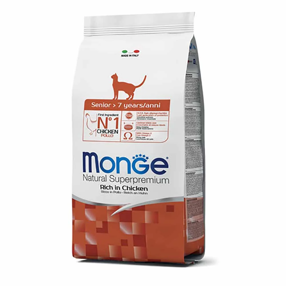 Alimento gatto Monge Natural Senior pollo