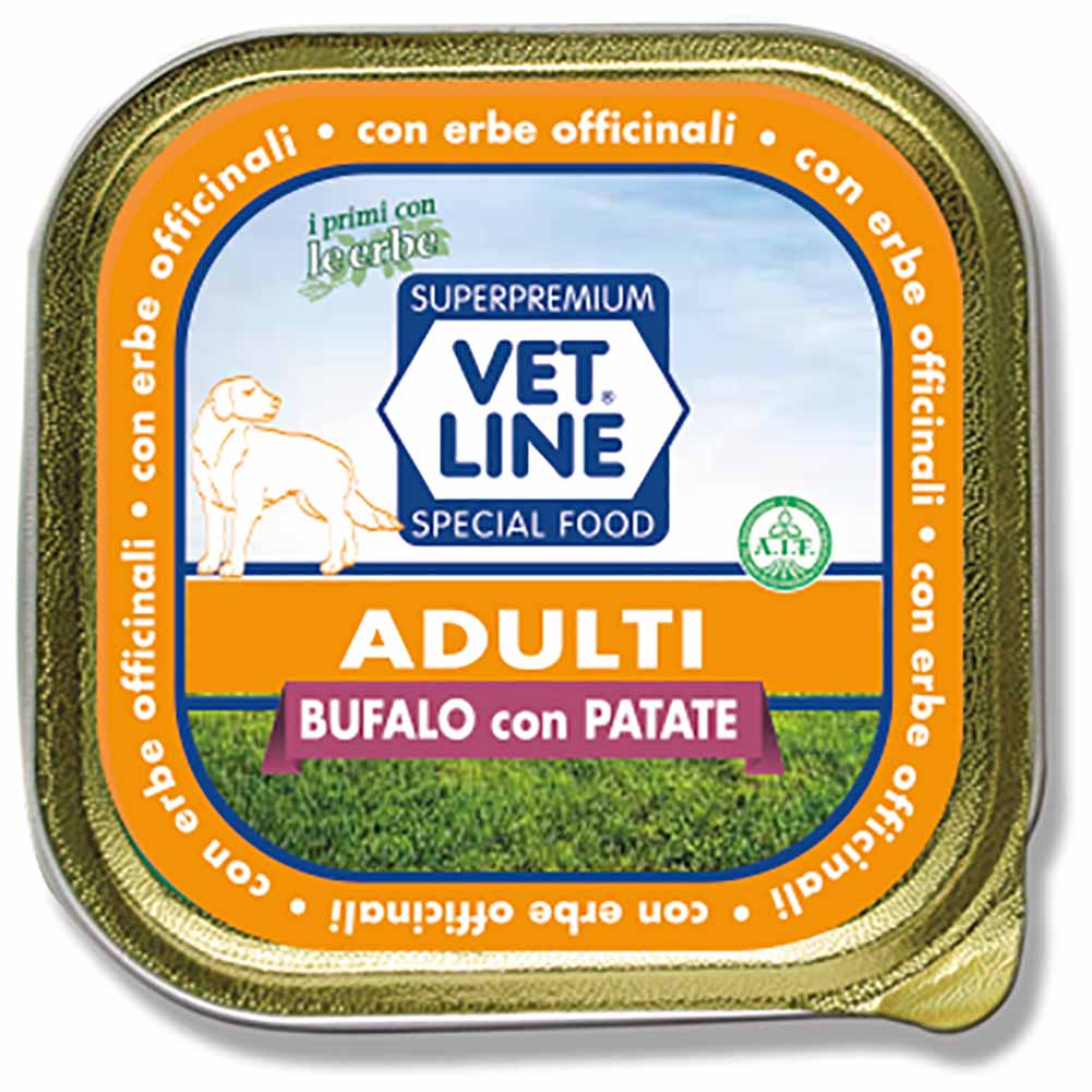 Alimento umido cane adulto bufalo con patate Vet Line - Image 4