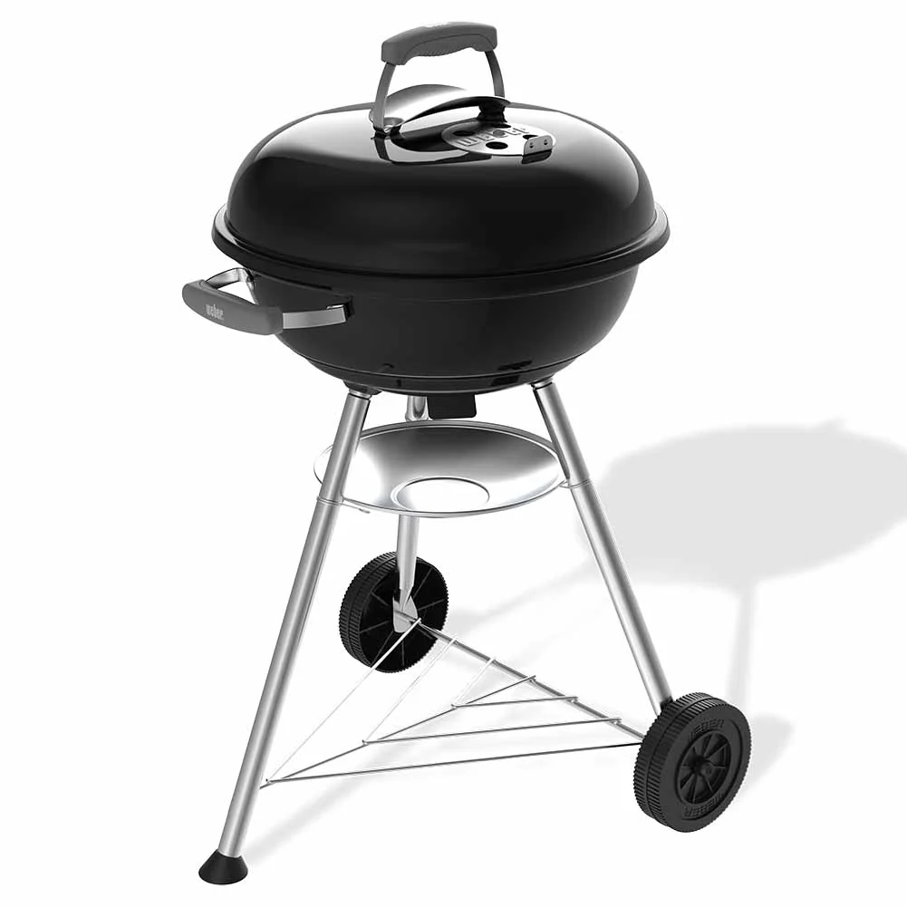 Weber Compact Kettle 47 cm Barbecue a Carbone Compatto