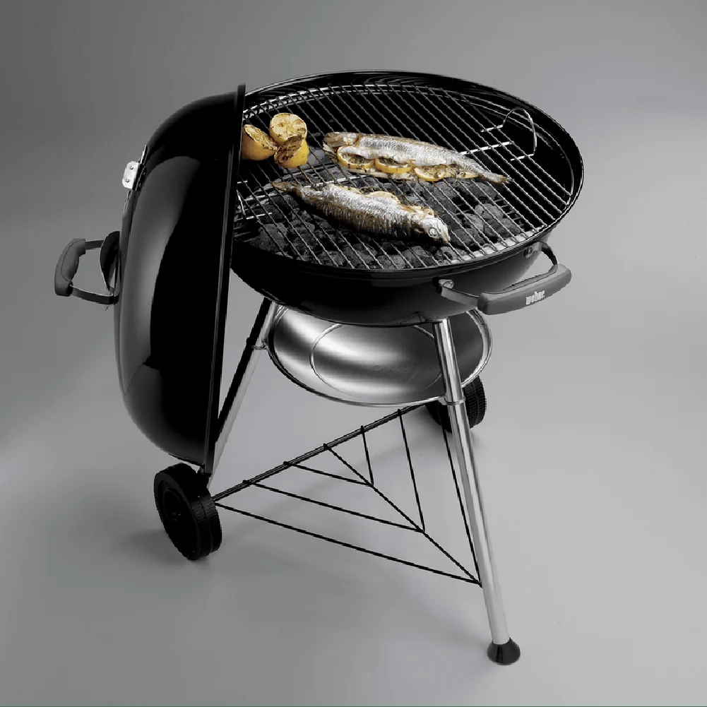 Weber Compact Kettle Ø 57 cm Barbecue a Carbone Nero con One-Touch - Image 12