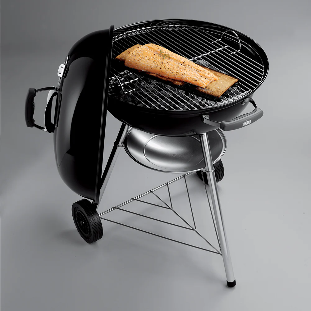 Weber Compact Kettle Ø 57 cm Barbecue a Carbone Nero con One-Touch - Image 4