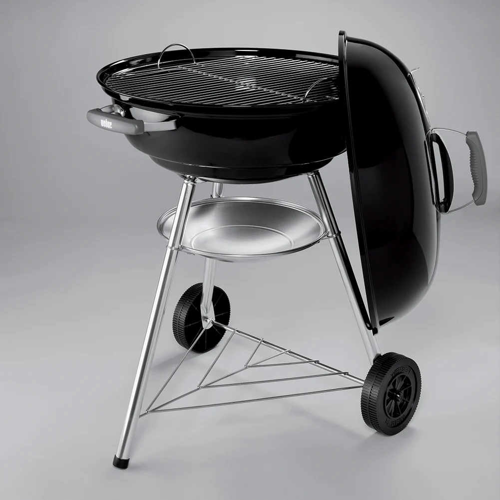 Weber Compact Kettle Ø 57 cm Barbecue a Carbone Nero con One-Touch - Image 7