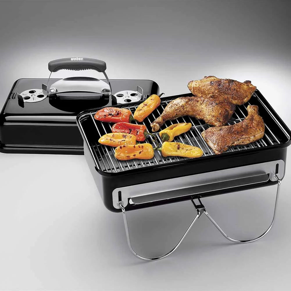 Weber Go Anywhere Nero Barbecue Portatile a Carbone - Image 6