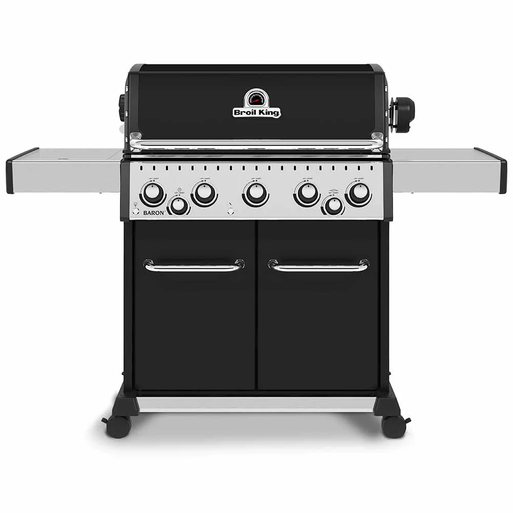 Broil King Baron 590 Barbecue a gas con cinque bruciatori e girarrosto