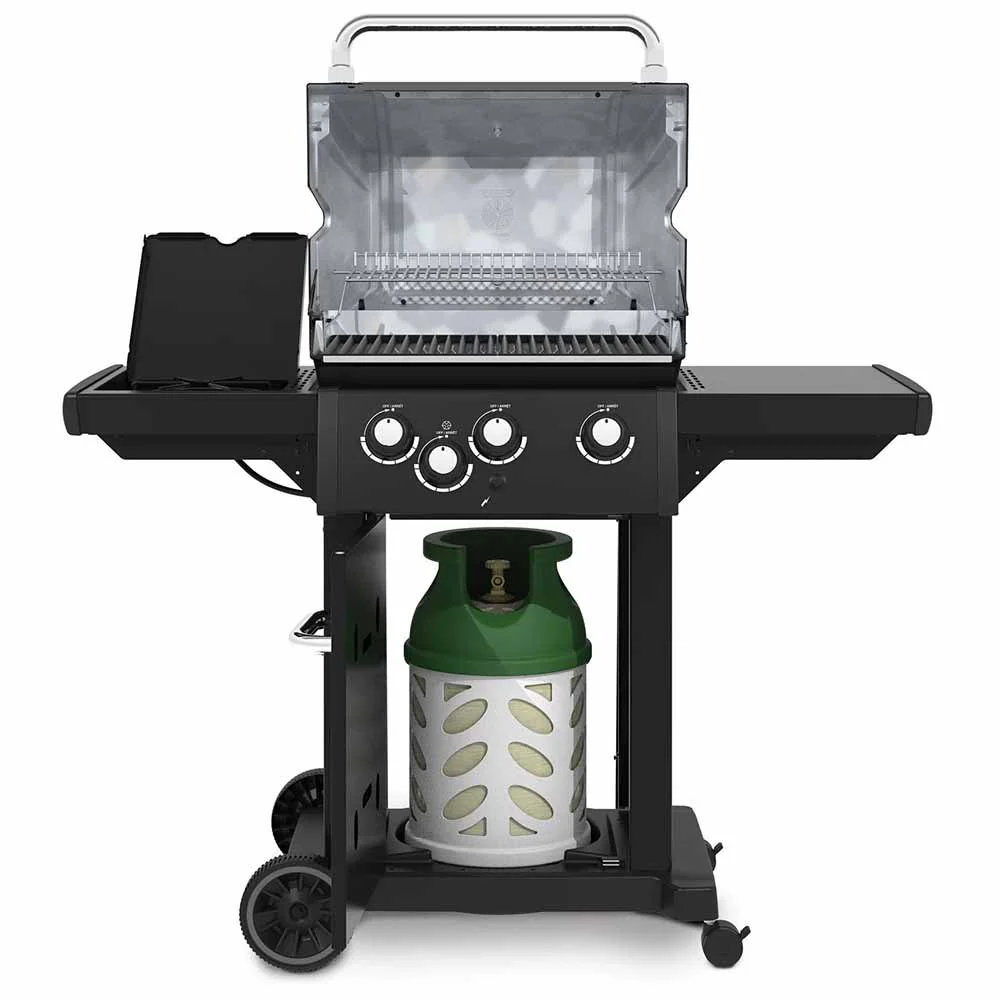 Broil King Royal 340 Shadow 16B.824263SDW Barbecue a gas con 3 bruciatori e fornello laterale - Image 4
