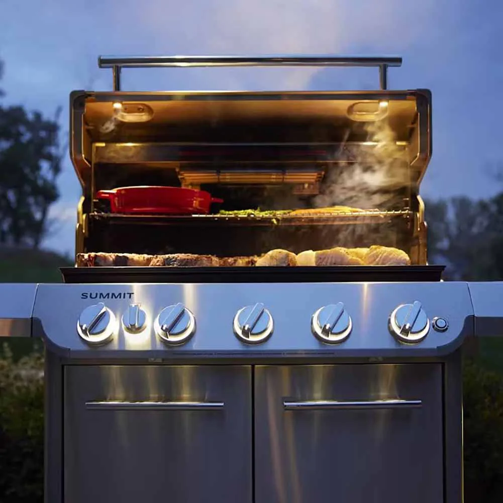 Weber Summit FS38S Acciaio Inox Barbecue a Gas con Sear Zone Infrarossi e Girarrosto - Image 3