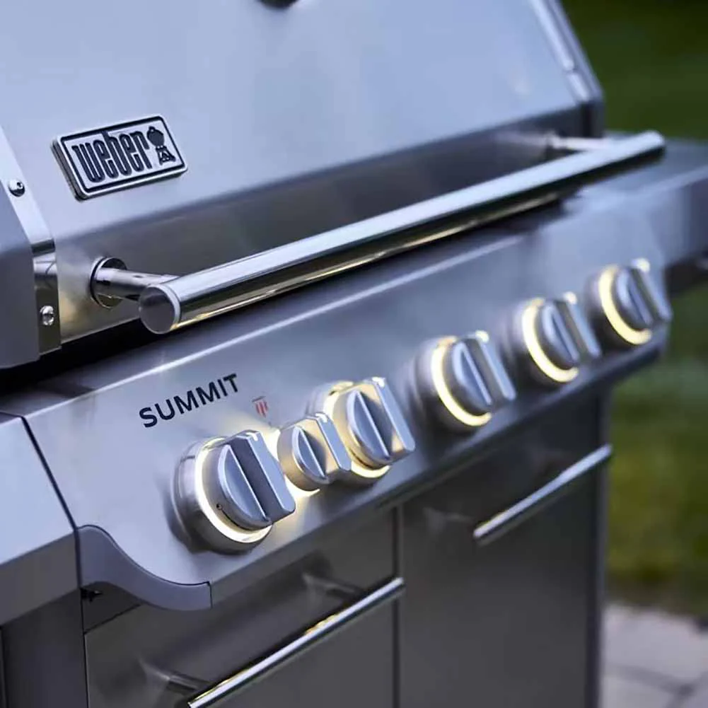 Weber Summit FS38S Acciaio Inox Barbecue a Gas con Sear Zone Infrarossi e Girarrosto - Image 5
