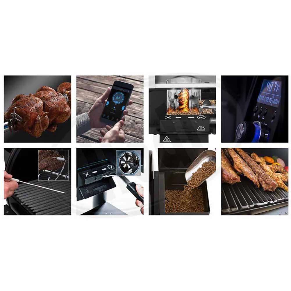Broil King Regal 400 114495055 Barbecue a pellet con WiFi e girarrosto - Image 3