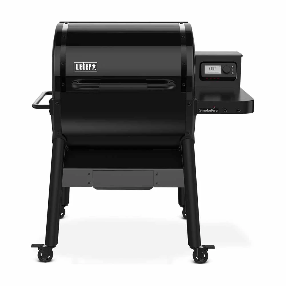 Weber SmokeFire EPX4 Stealth Edition Nero Barbecue a Pellet con Weber Connect