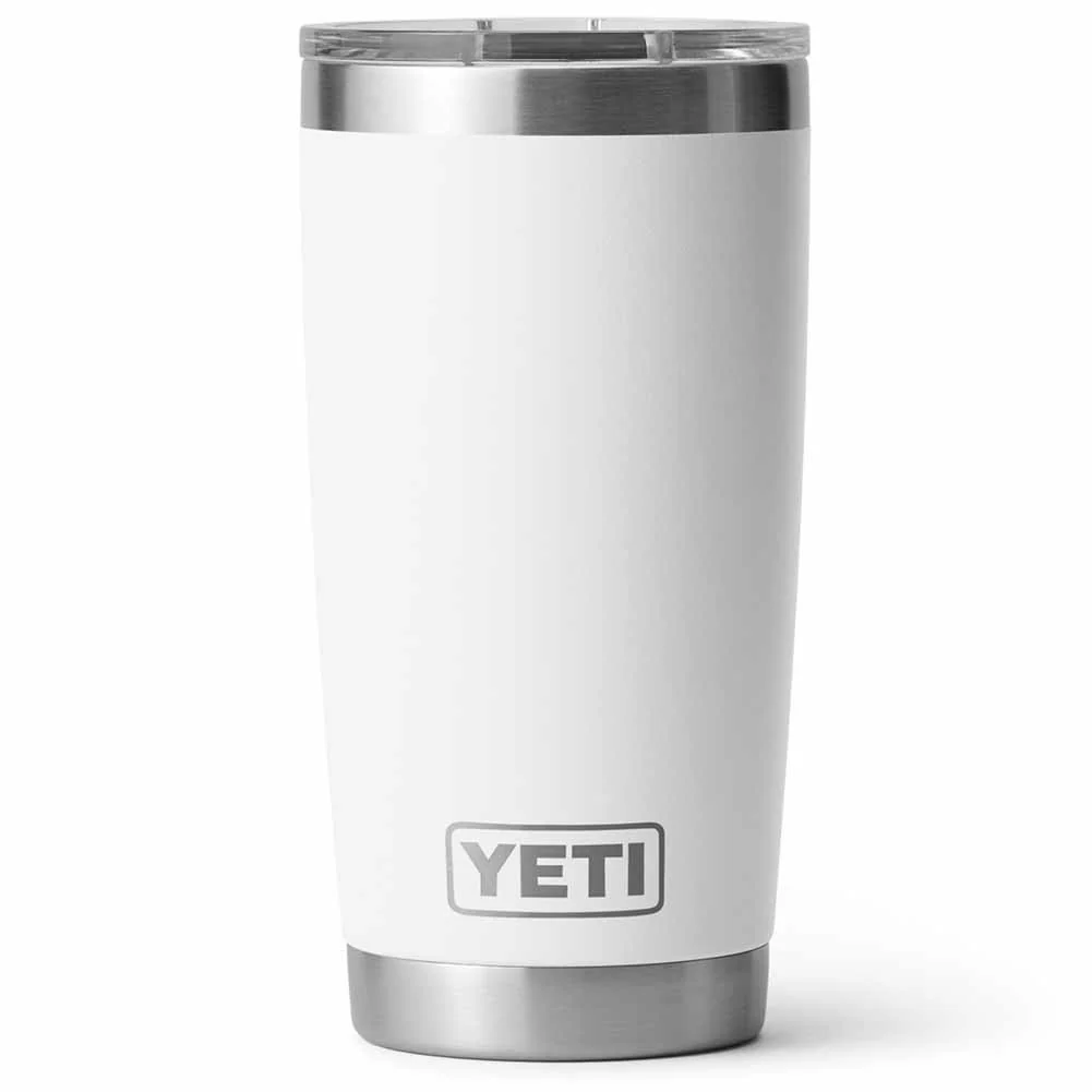 Bicchiere Termico Yeti Rambler bianco 295ml con coperchio magslider