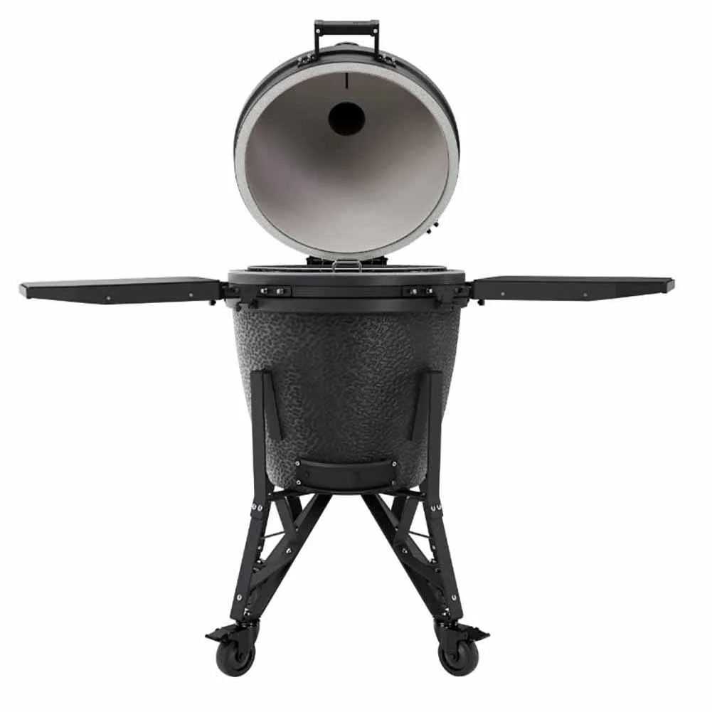 BSTRD Kamado Large Graphite Barbecue in Ceramica con Supporto e Ripiani Laterali - Image 4