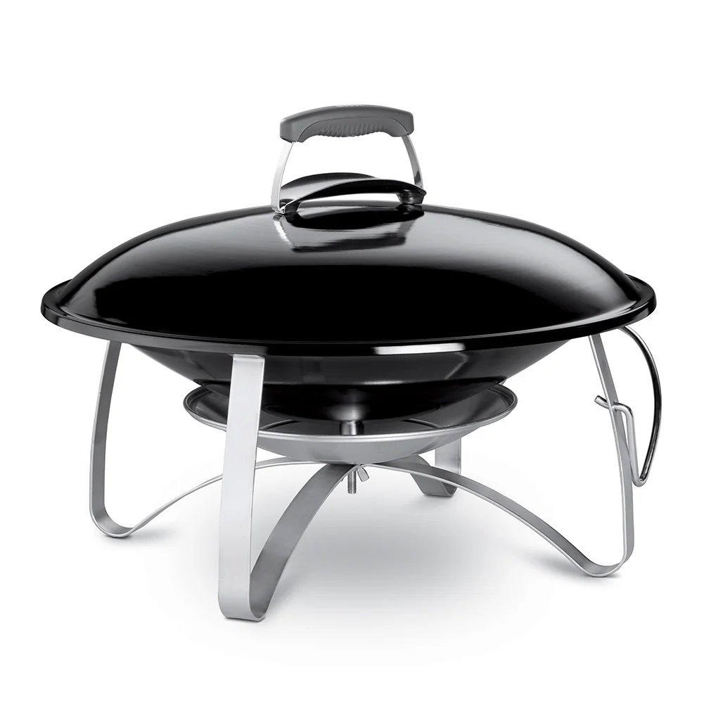 Weber Caminetto da Giardino in Acciaio Smaltato con Parafiamma