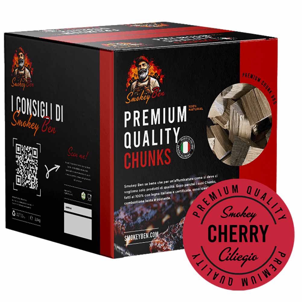 Chunks affumicatura Smokey Ben ciliegio sacco 2 kg