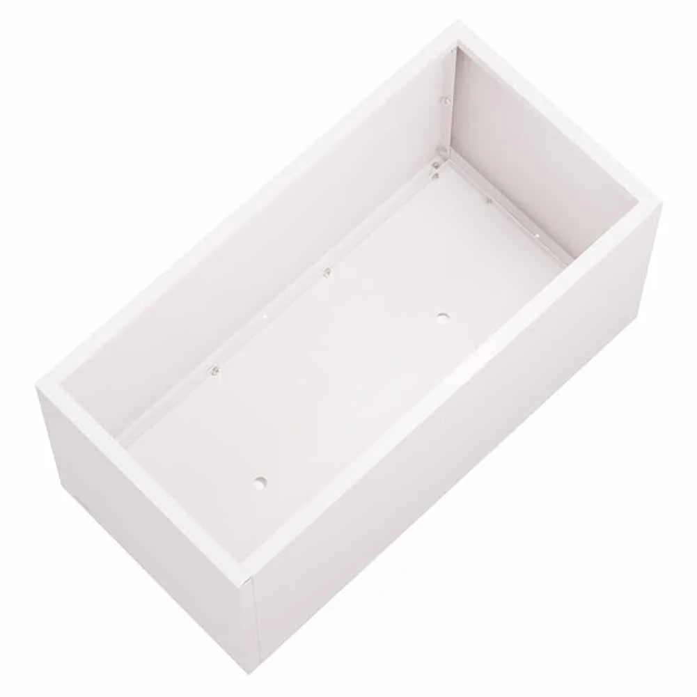 Fioriera Herstera Metal Planter 50 Bianca 100x50x50cm 08971003 - Image 5