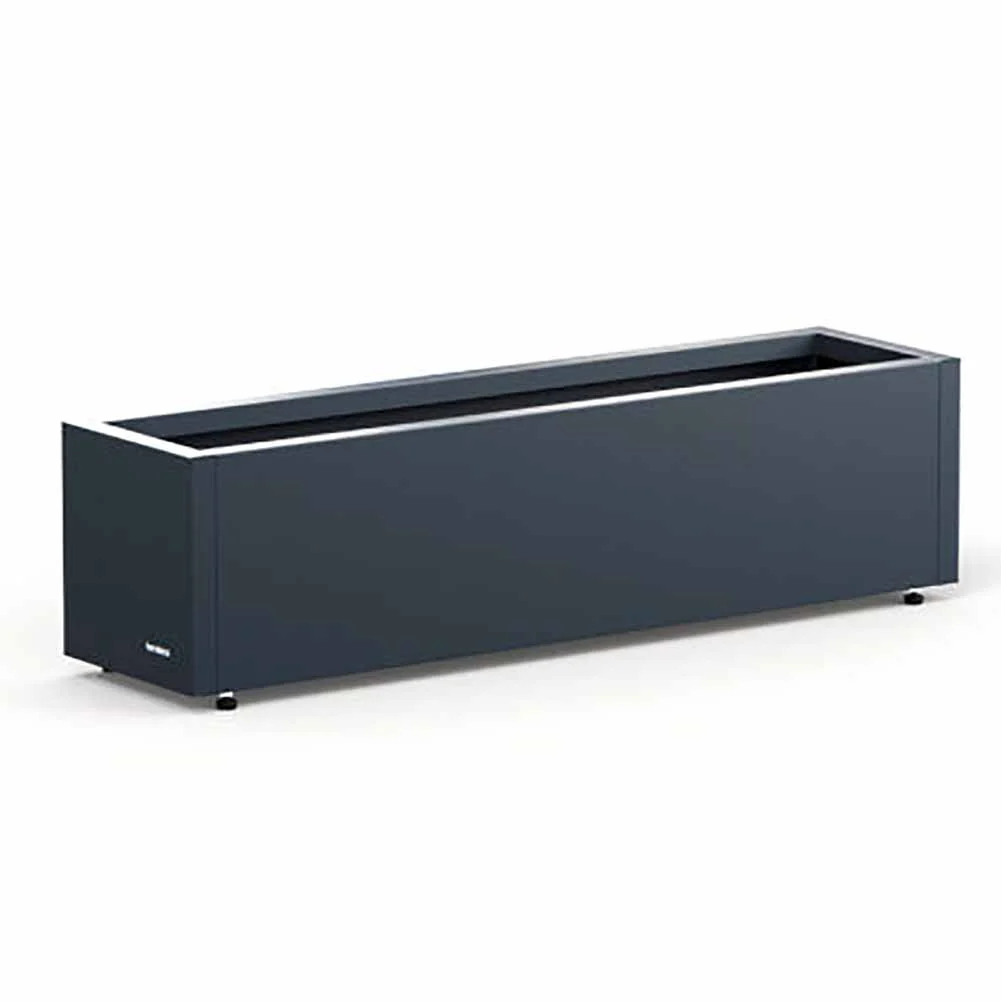 Fioriera Herstera Metal Planter Balcony antracite 100x25x25cm 08973801