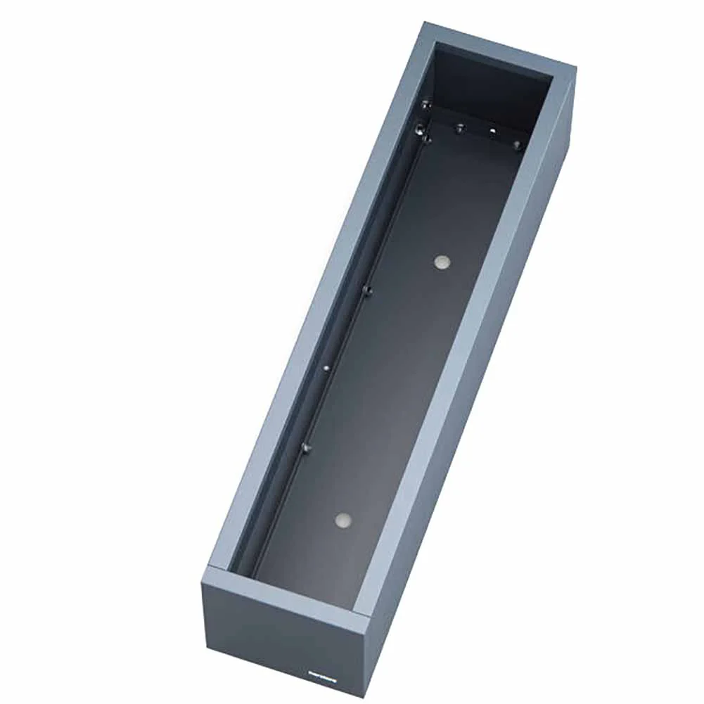 Fioriera Herstera Metal Planter Balcony antracite 100x25x25cm 08973801 - Image 4