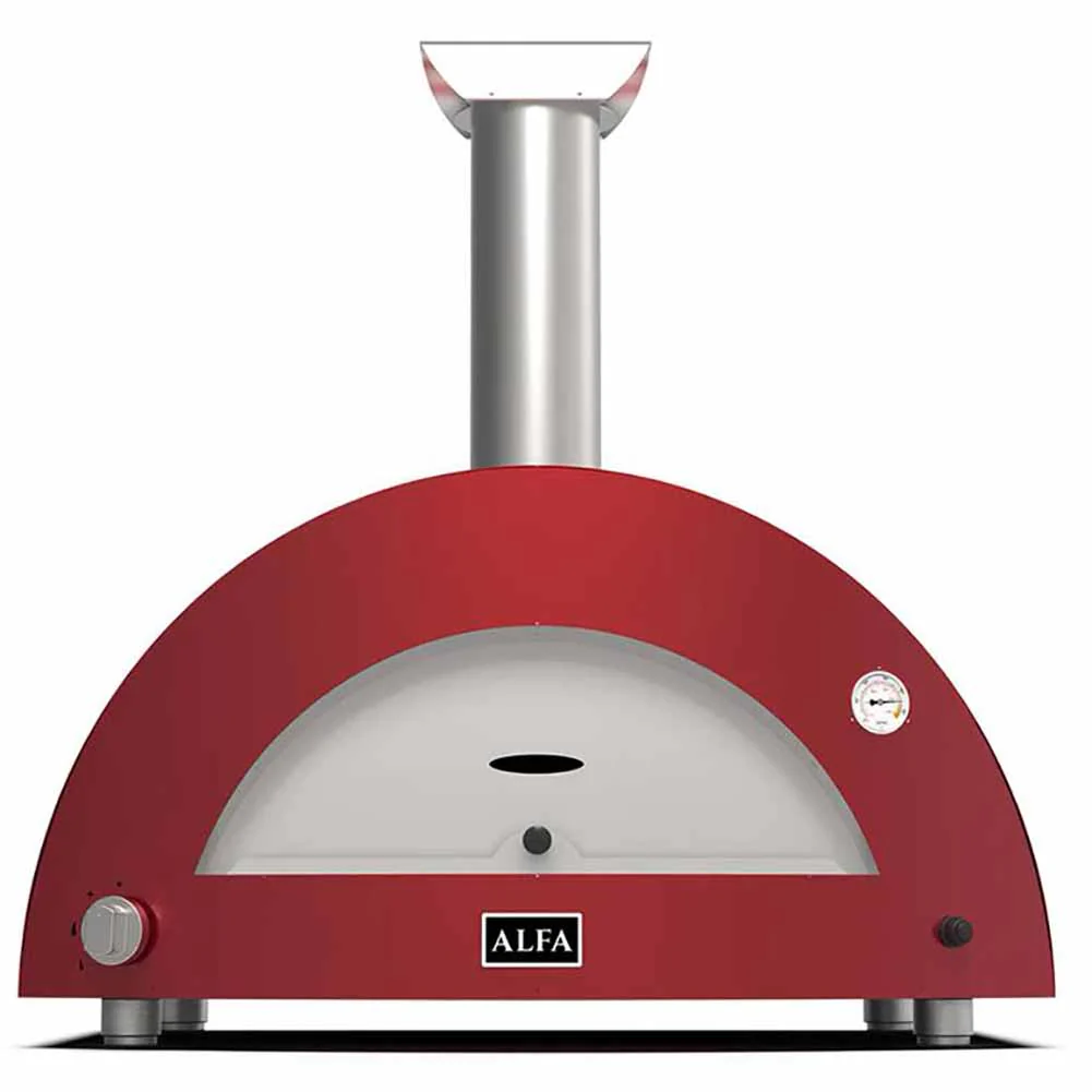 Forno pizza a gas Moderno 3 pizze Rosso Alfa FXMD3PGROA