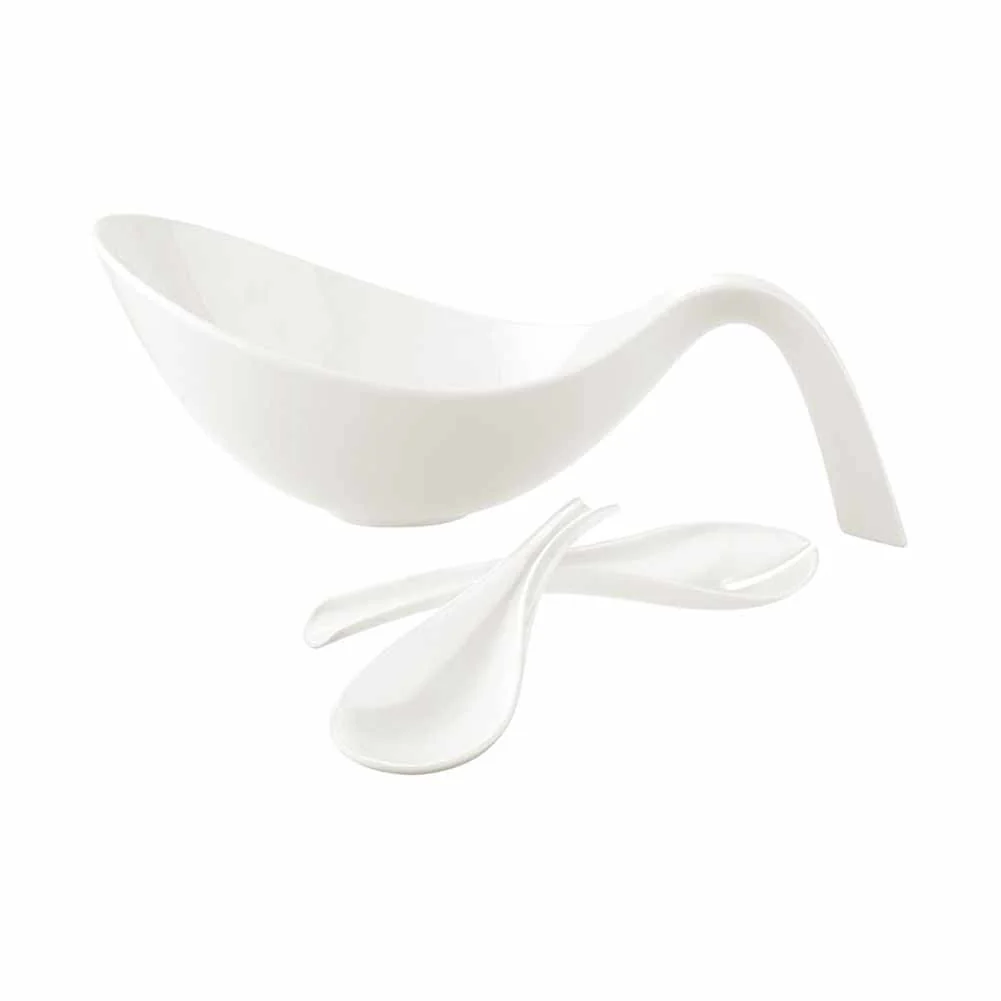 Insalatiera set 3 pezzi Flow bianco Villeroy & Boch