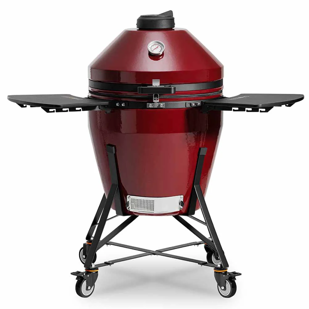 Kamado Bono EVO Grande Royal Red Barbecue kamado in ceramica 64 cm ad alta capacità