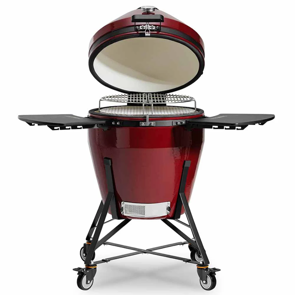 Kamado Bono EVO Grande Royal Red Barbecue kamado in ceramica 64 cm ad alta capacità - Image 10