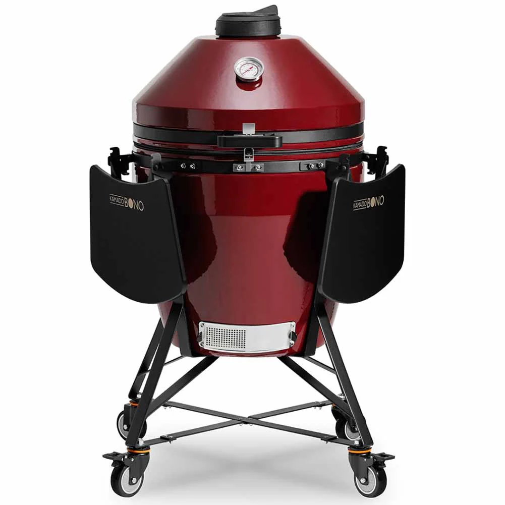 Kamado Bono EVO Grande Royal Red Barbecue kamado in ceramica 64 cm ad alta capacità - Image 2