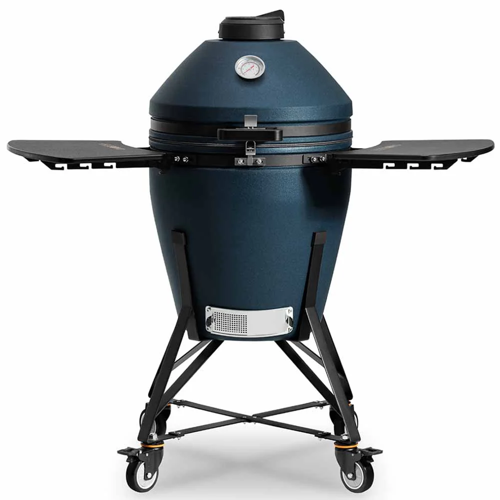 Kamado Bono EVO Medio Navy Blue Matte Barbecue kamado in ceramica 56 cm con sistema GrillMax