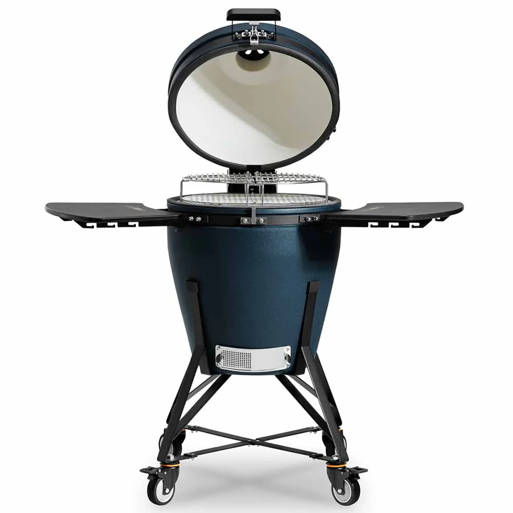 Kamado Bono EVO Medio Navy Blue Matte Barbecue kamado in ceramica 56 cm con sistema GrillMax - Image 2