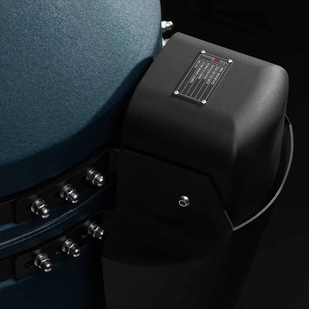 Kamado Bono EVO Medio Navy Blue Matte Barbecue kamado in ceramica 56 cm con sistema GrillMax - Image 5