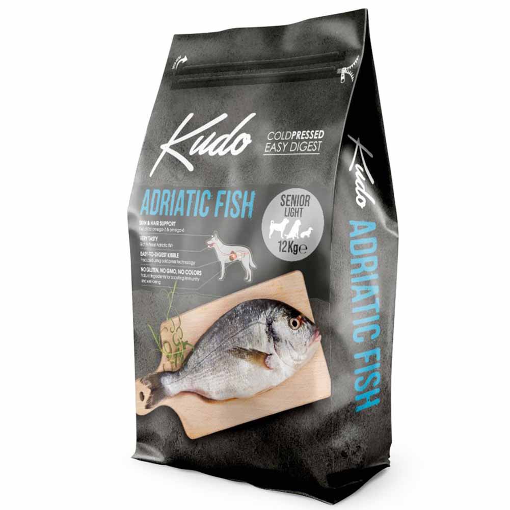 Kudo Adriatic Fish Senior Light 12kg per Cani Anziani