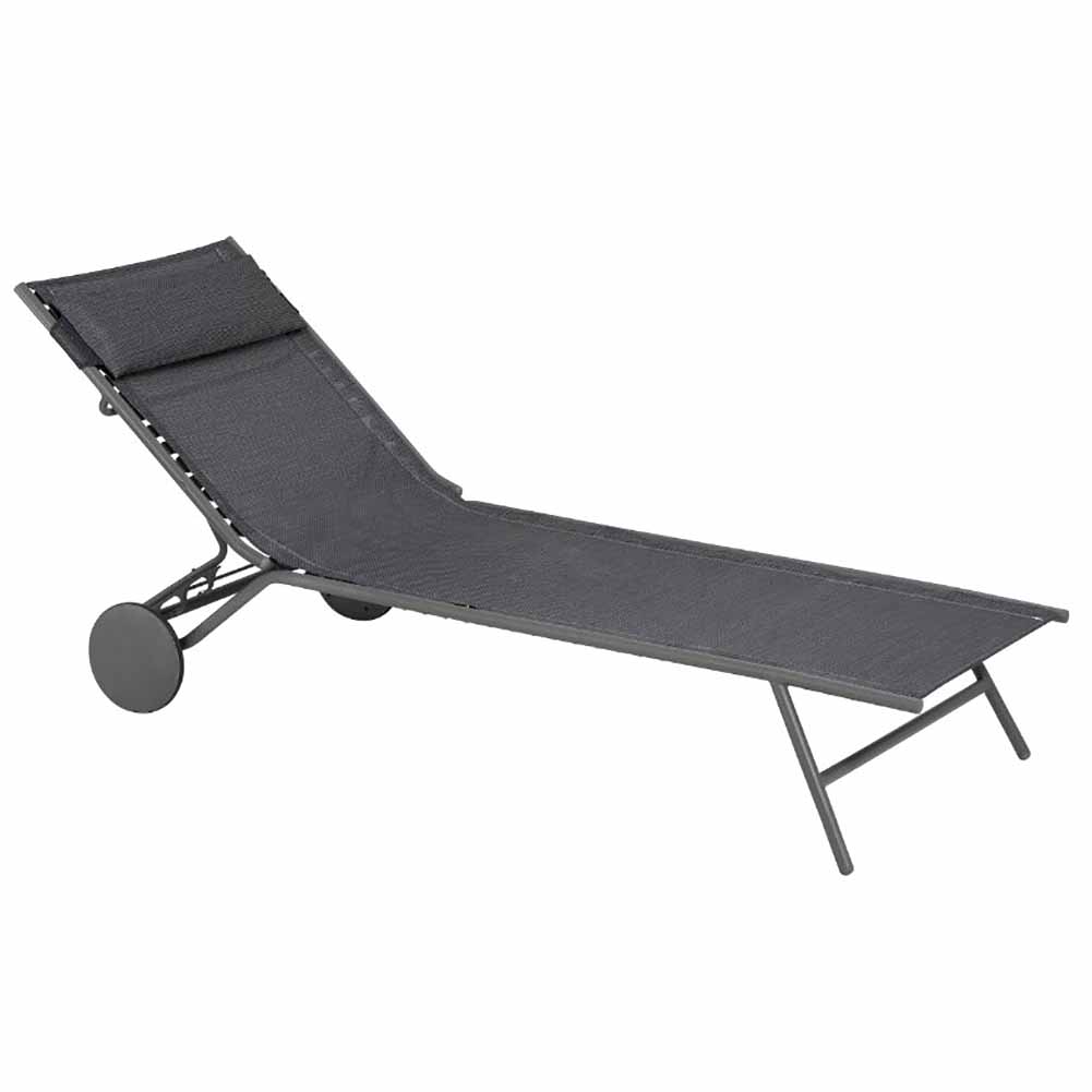 Lettino Lafuma Miami II Obsidian Titane LFM5171.9718