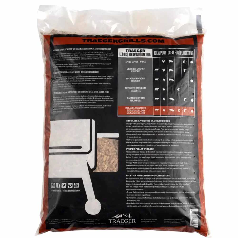 Pellet legno Traeger Signature Blend sacco 9 kg FSC - Image 2
