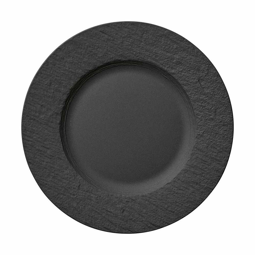 Piatto piano 27,1cm Manufacture Rock nero Villeroy & Boch