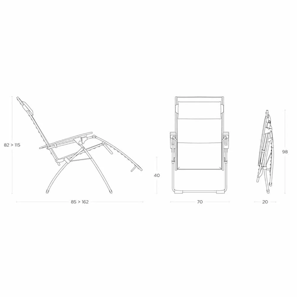 Poltrona relax Lafuma Evolution Duo Galet LFM2767.9714 - Image 6