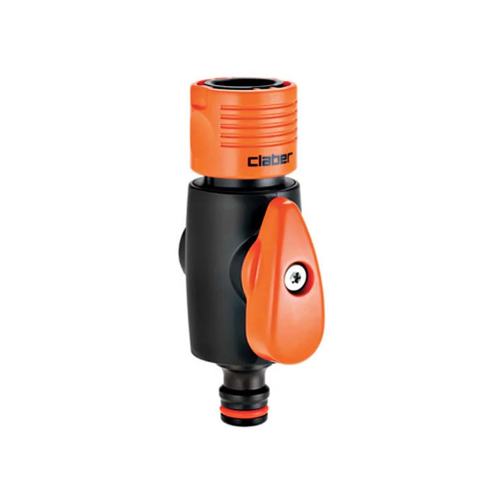 Raccordo con rubinetto Claber 8601