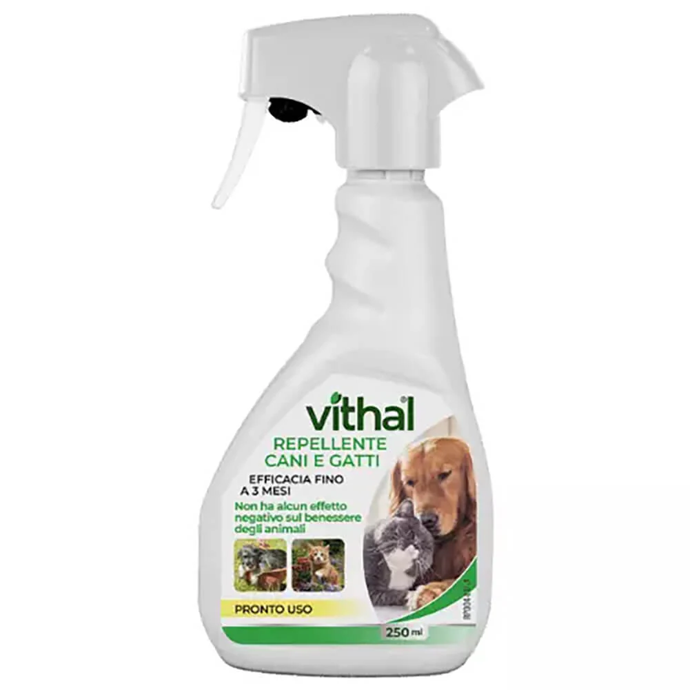 Repellente spray contro cani e gatti 250ml Vithal