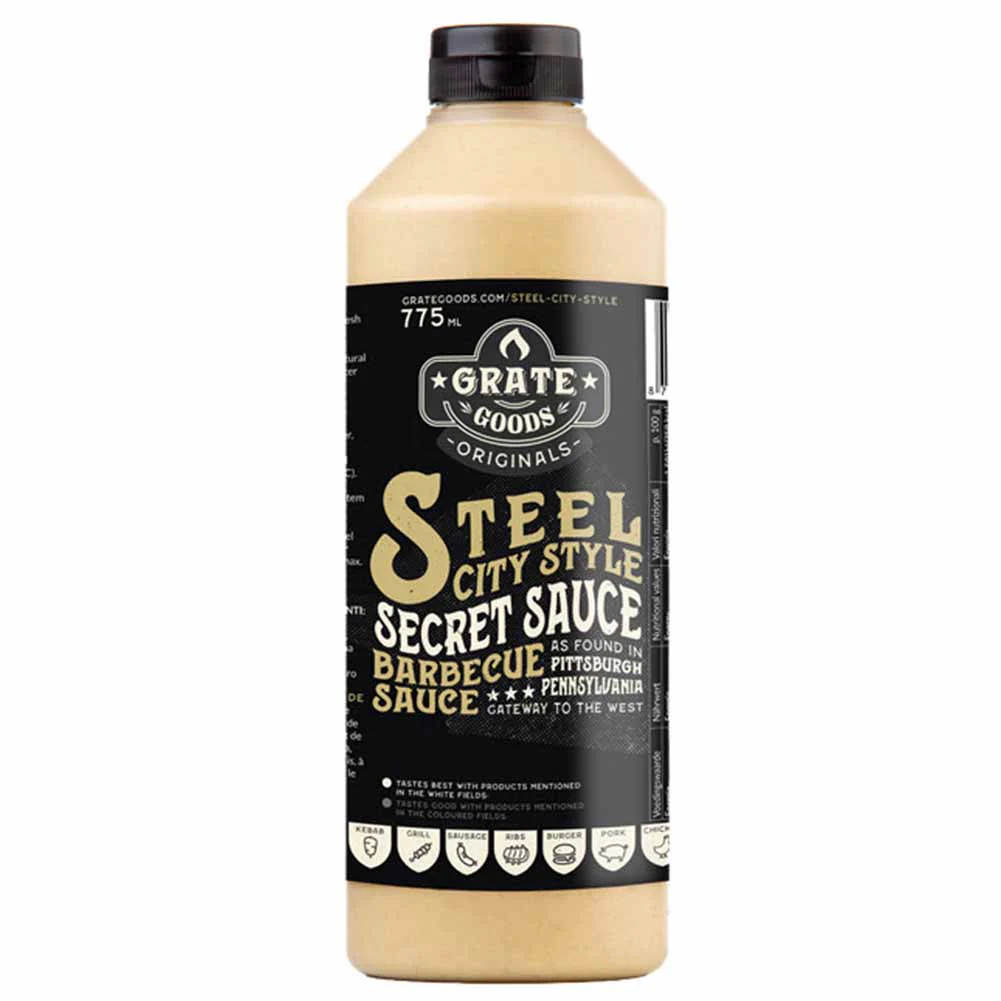 Salsa barbecue Grate Goods Steel City Style 775 ml