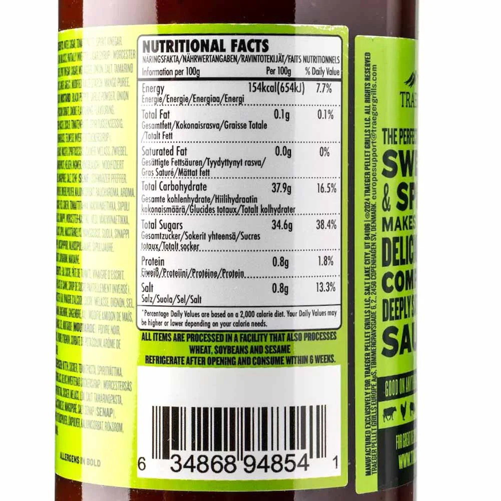 Salsa Sweet & Heat Traeger 440ml - Image 3