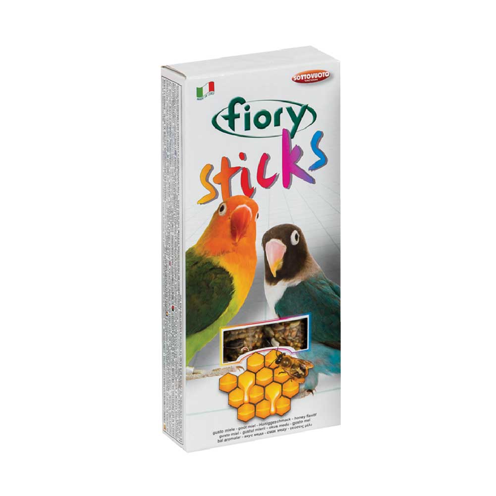 Snack per parrocchetti Sticks al miele 120g Fiory