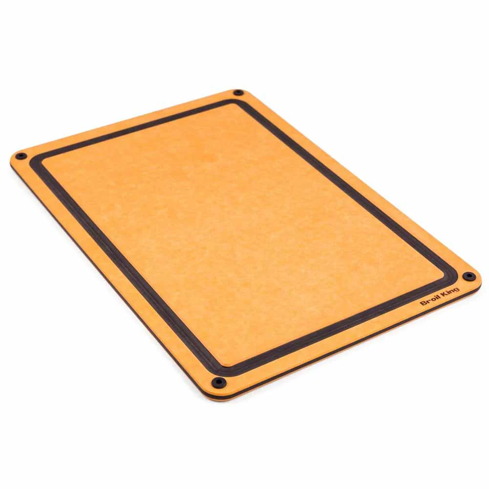Tagliere Broil King in fibra di legno 31x44 cm doppia faccia con canalina raccoglisucchi