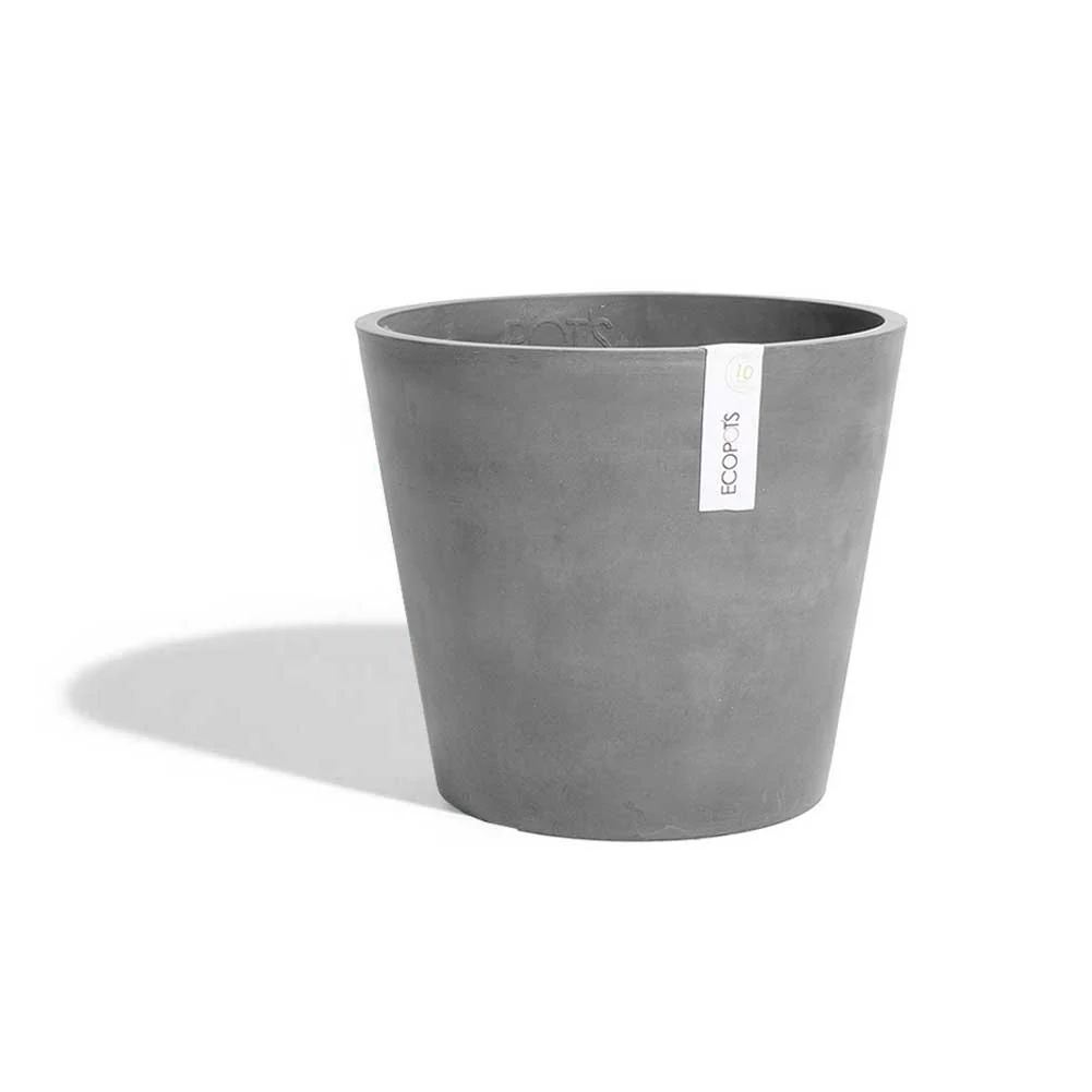 Vaso Cilindro Amsterdam Ø30 cm Grigio Ecopots