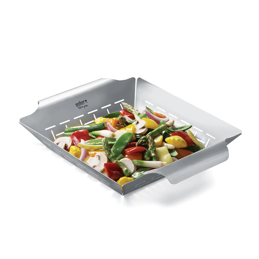 Vassoio per verdura Weber Style acciaio inox 34x38x5 cm 6434 - Image 2