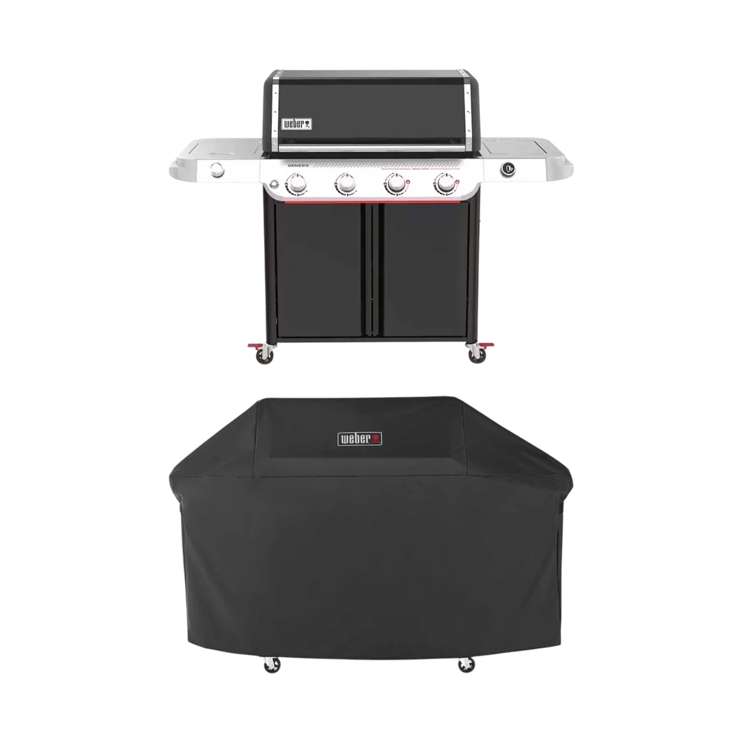 Weber Genesis E-435W barbecue a gas con Sear Zone extra-large e cover inclusa