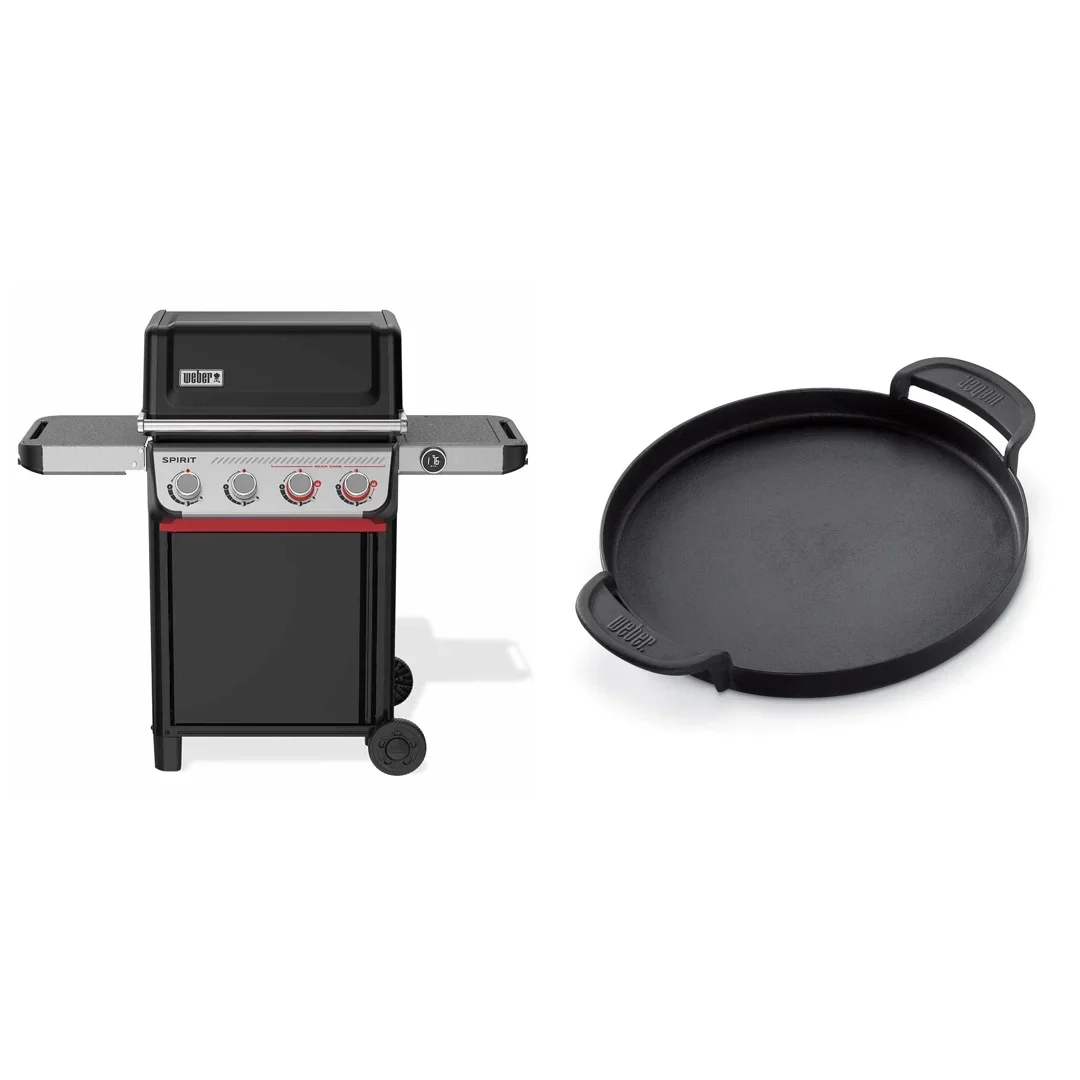Weber Spirit EX-425 barbecue a gas intelligente con piastra in ghisa Gourmet Barbecue System